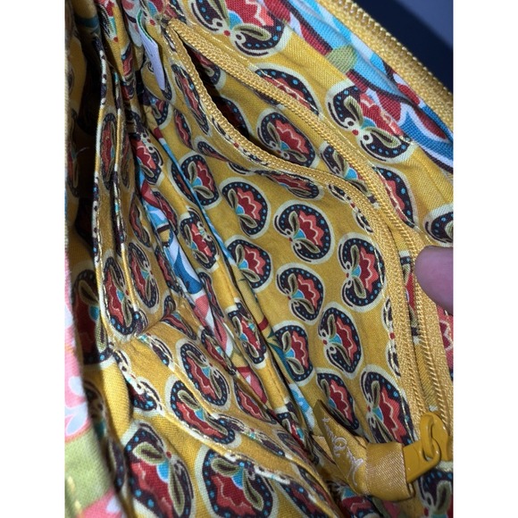 VERA BRADLEY Provencal Yellow All In One Wristlet Crossbody Floral Pattern P - Picture 7 of 7
